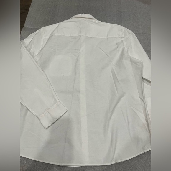 [XXL]Zara Men's White Heavy Cotton Button Down Shirt NWOT - Picture 10 of 11